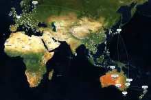 screenshot of polarstep map