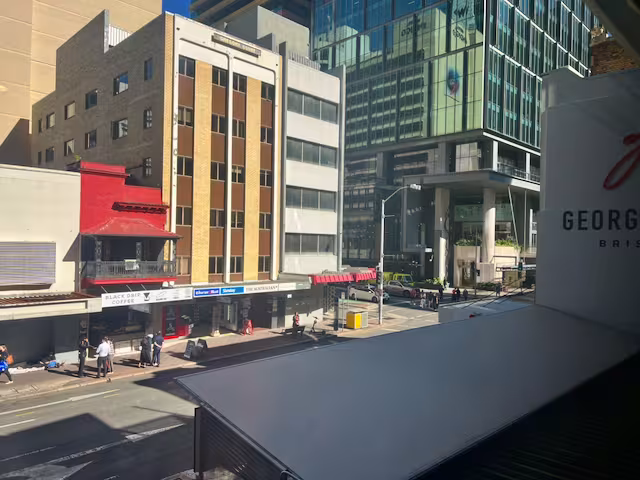 View from our hotel room Brisbane